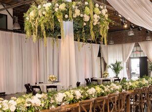 Grace and Harry Arnold struck the perfect blend of urban and organic aesthetics for their elegant Southern wedding in their hometown of Birmingham, Al