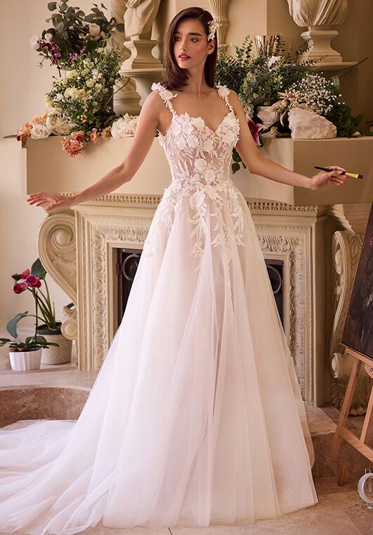 Ladivine CDS498W A-Line Wedding Dress - 2