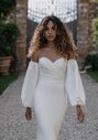 Abella Nava Sheath Wedding Dress - thumbnail - 7