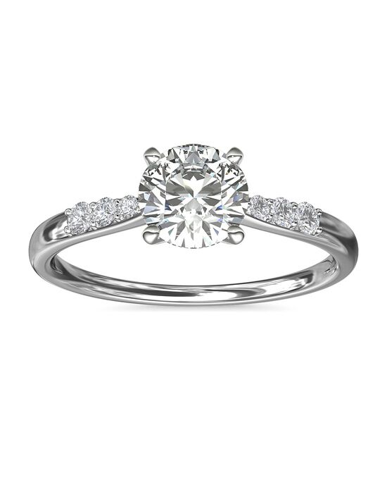 Blue Nile Round Cut Engagement Ring - 1