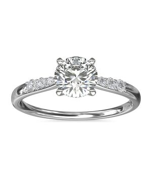 Blue Nile Round Cut Engagement Ring
