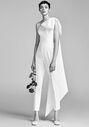 Viktor&Rolf Mariage ONE SHOULDER BOW JUMPSUIT Sheath Wedding Dress - thumbnail - 1