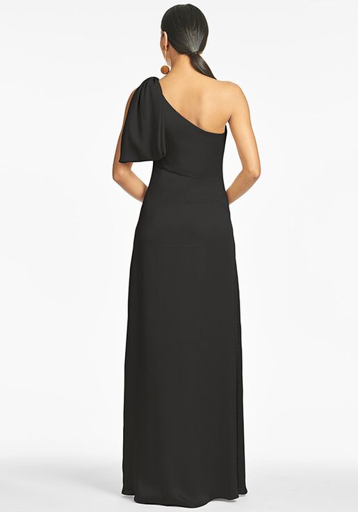 Sachin & Babi Chelsea Gown - Black One Shoulder Bridesmaid Dress - 3