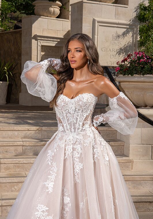 KITTY CHEN NAOMI, H2528 Ball Gown Wedding Dress - 4
