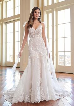 Sincerity Bridal 44307 Trumpet Wedding Dress