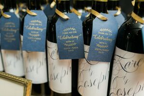 Personalized Wine Bottle Favors