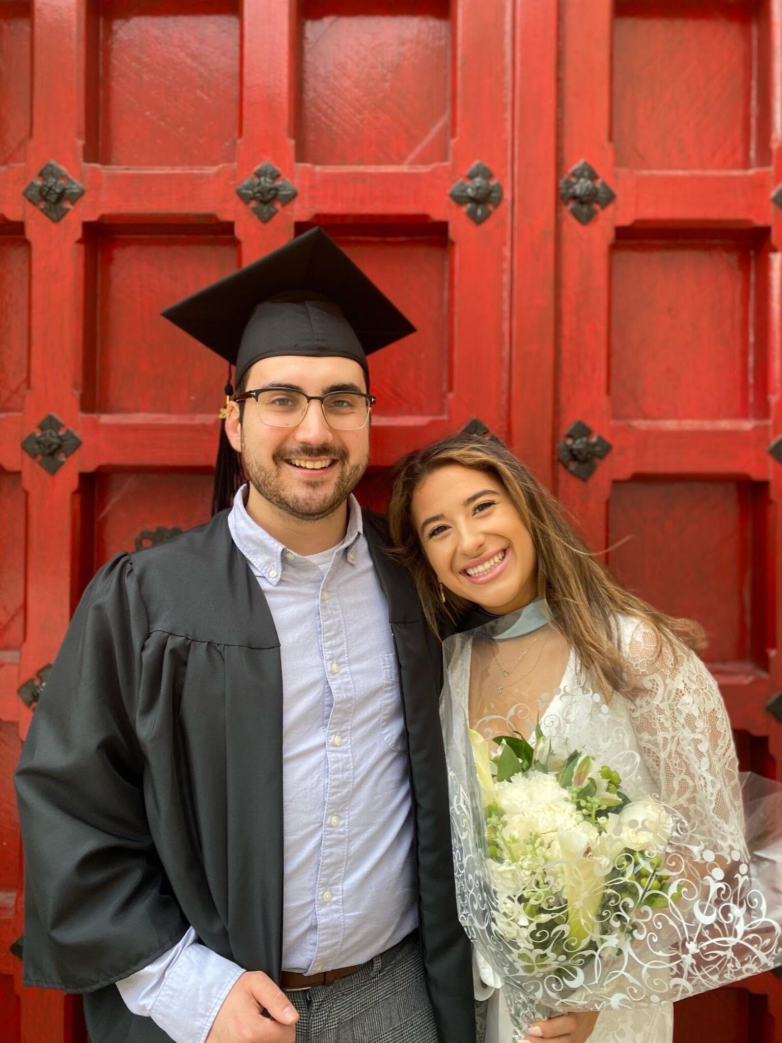 We both graduated from the University of Pittsburgh in 2021. Sophia pursued a degree in Psychology and a Masters in Education, and Ethan with a degree in Engineering. It was an important milestone celebrated together, and we were excited to enter the next chapter of our lives together. #H2P