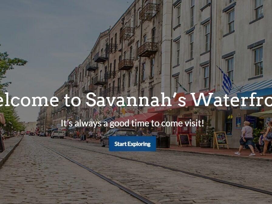 Picture of River Street Savannah Georgia