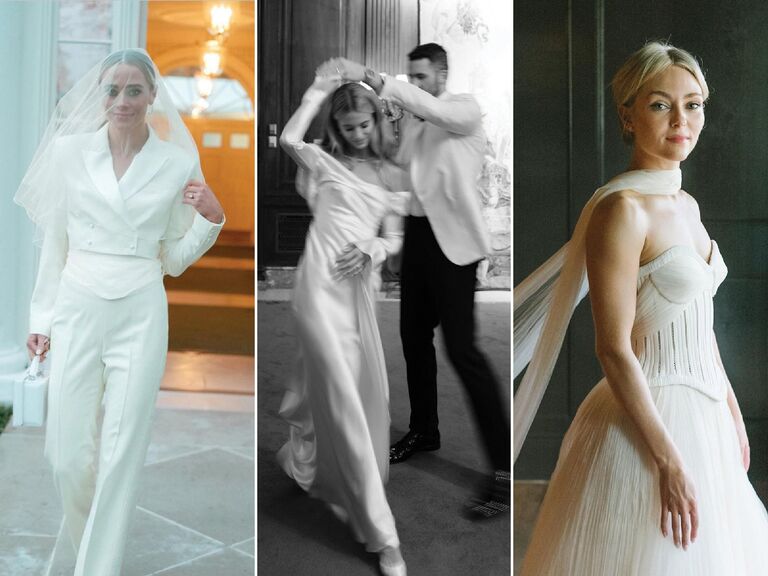 The celebrity wedding dress designer we'd choose for our own gown