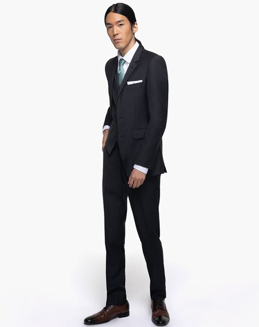 Generation Tux Charcoal Notch Lapel Suit Gray Tuxedo - 3