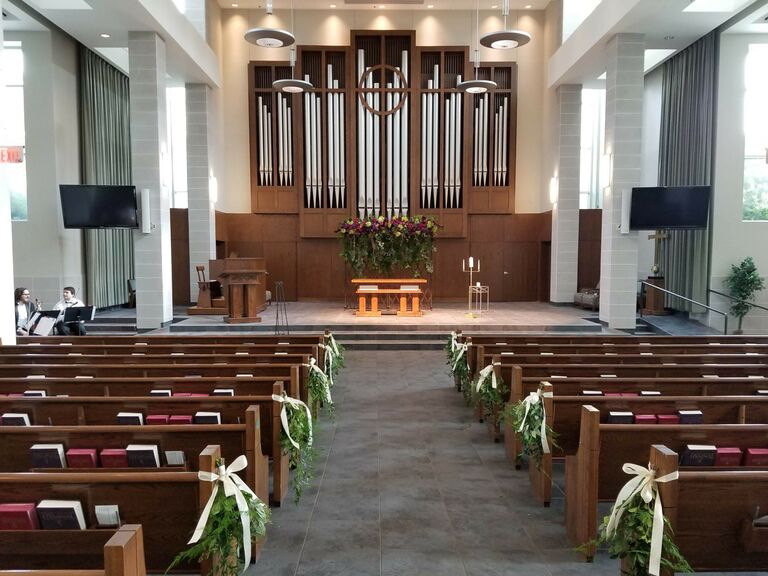 Church wedding venue in Dallas, Texas.
