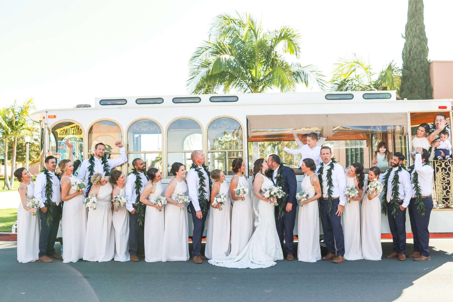 princess polly baby blue dress White Bridesmaid Dresses, Hawaiian Leis for Groomsmen