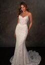 Essense of Australia D4368 Fit-and-Flare Wedding Dress - thumbnail - 6