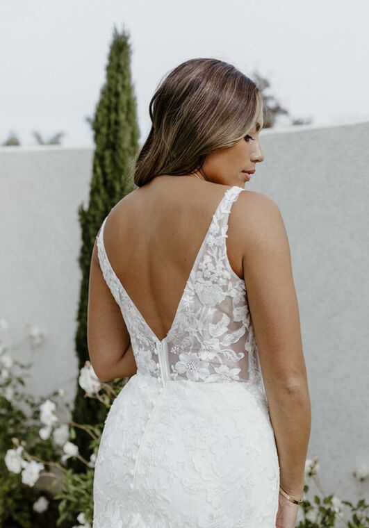 Stella York 7630 Fit-and-Flare Wedding Dress - 6