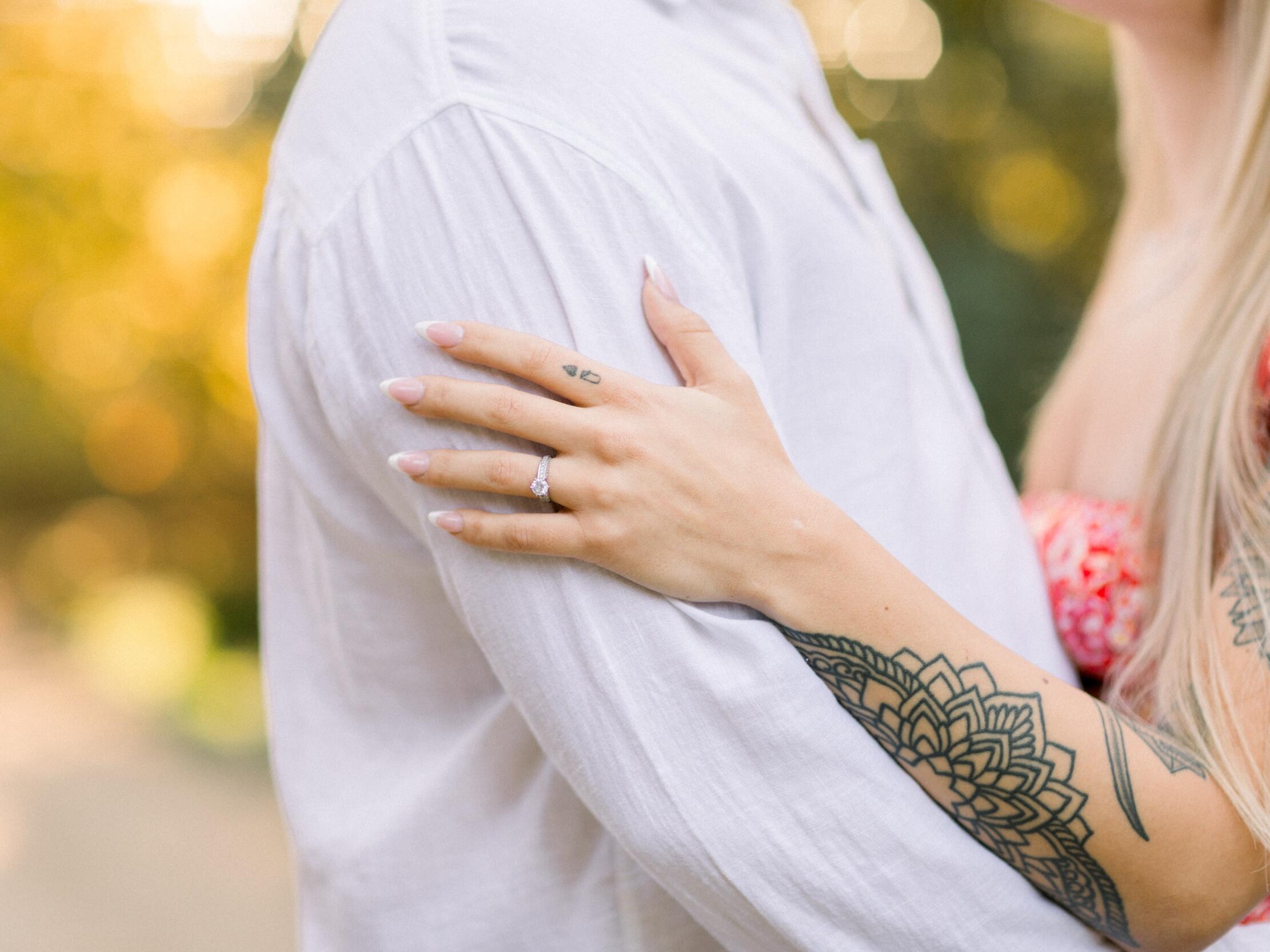 Picture of How we met, fell in love, and how he popped the question.