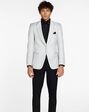 BLACKTIE NIGHT VINE Silver Wedding Tuxedo Grey Tuxedo - thumbnail - 3