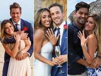 JoJo Fletcher and Jordan Rogers; Tayshia Adams and Zac Clark; Dylan Barbour and Hannah Godwin