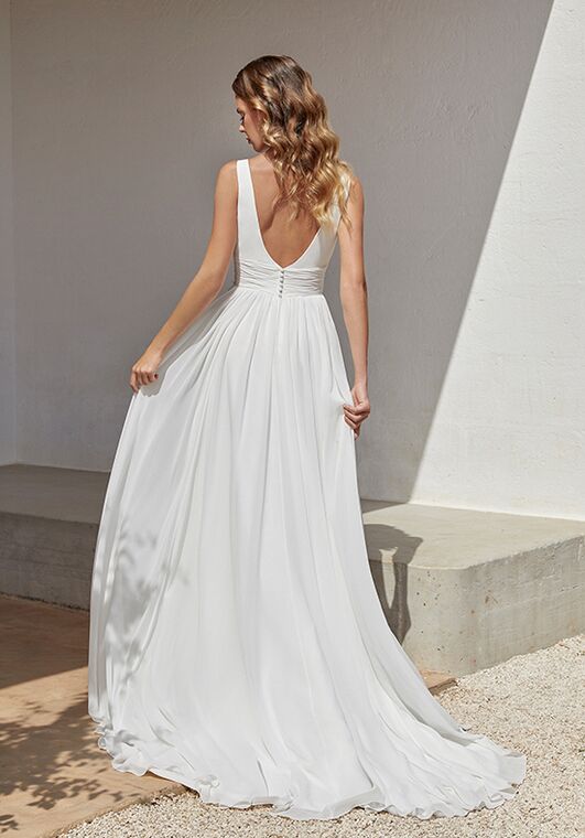 Adore by Justin Alexander Aggie A-Line Wedding Dress - 5