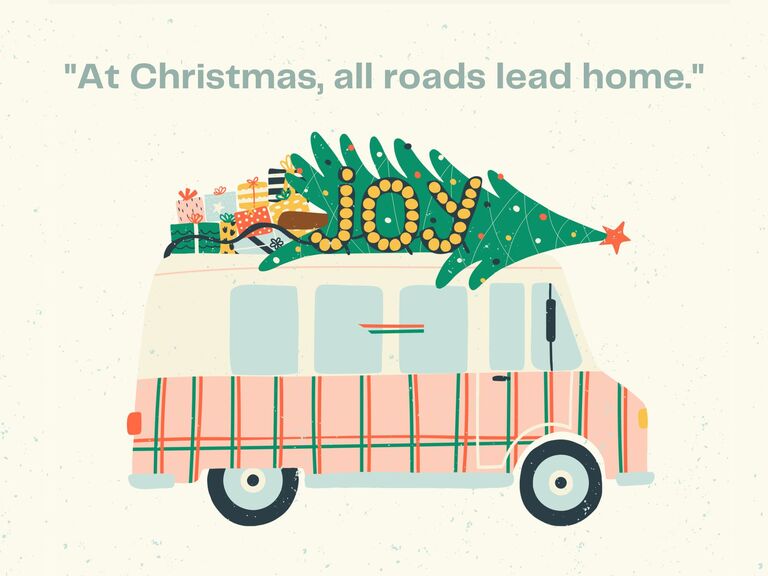Inspirational Christmas Quotes - At Christmas, all roads lead home