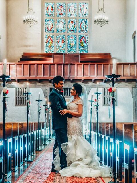 Church wedding venue in Beverly Hills, California.