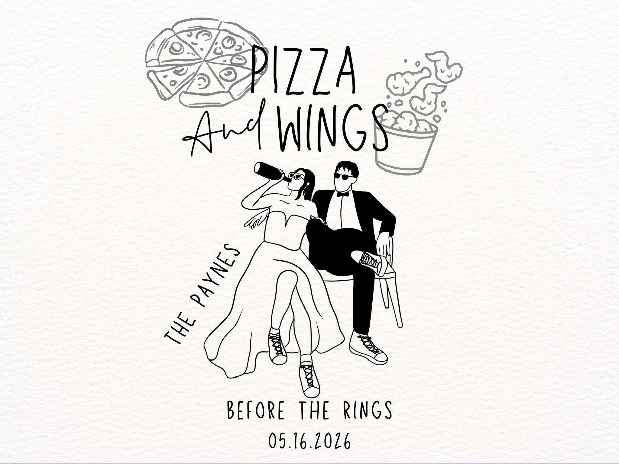 Picture of Pizza And Wings Before The Wings 