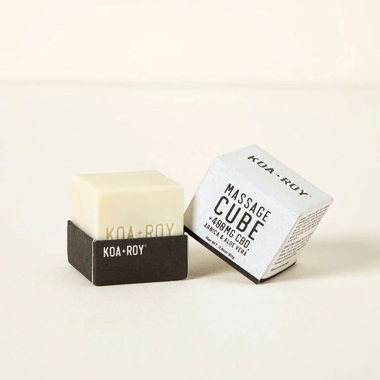 CBD massage cube gift idea for husband. 