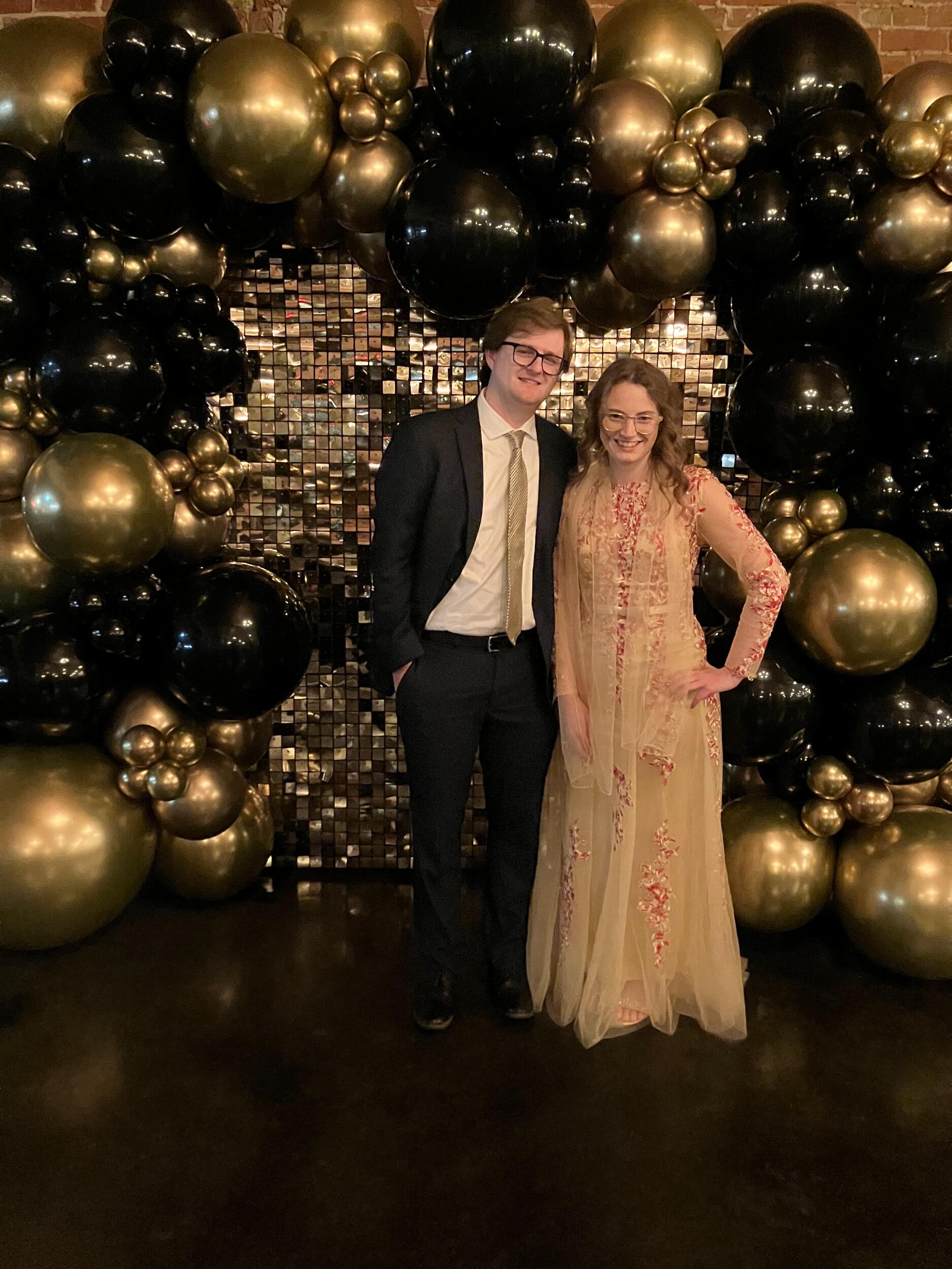 Shortly after Cole finished his "Big Trial" (a right of passage at Baylor Law and the culmination of three years of grueling law school) Katie sent him an e-mail inviting him to Law Prom. He said yes, and the rest is history!