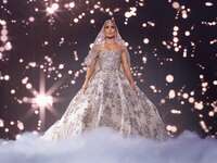 Jennifer Lopez Wedding Dress in Marry Me Movie Zuhair Murad