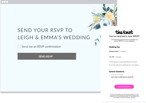 RSVP feature