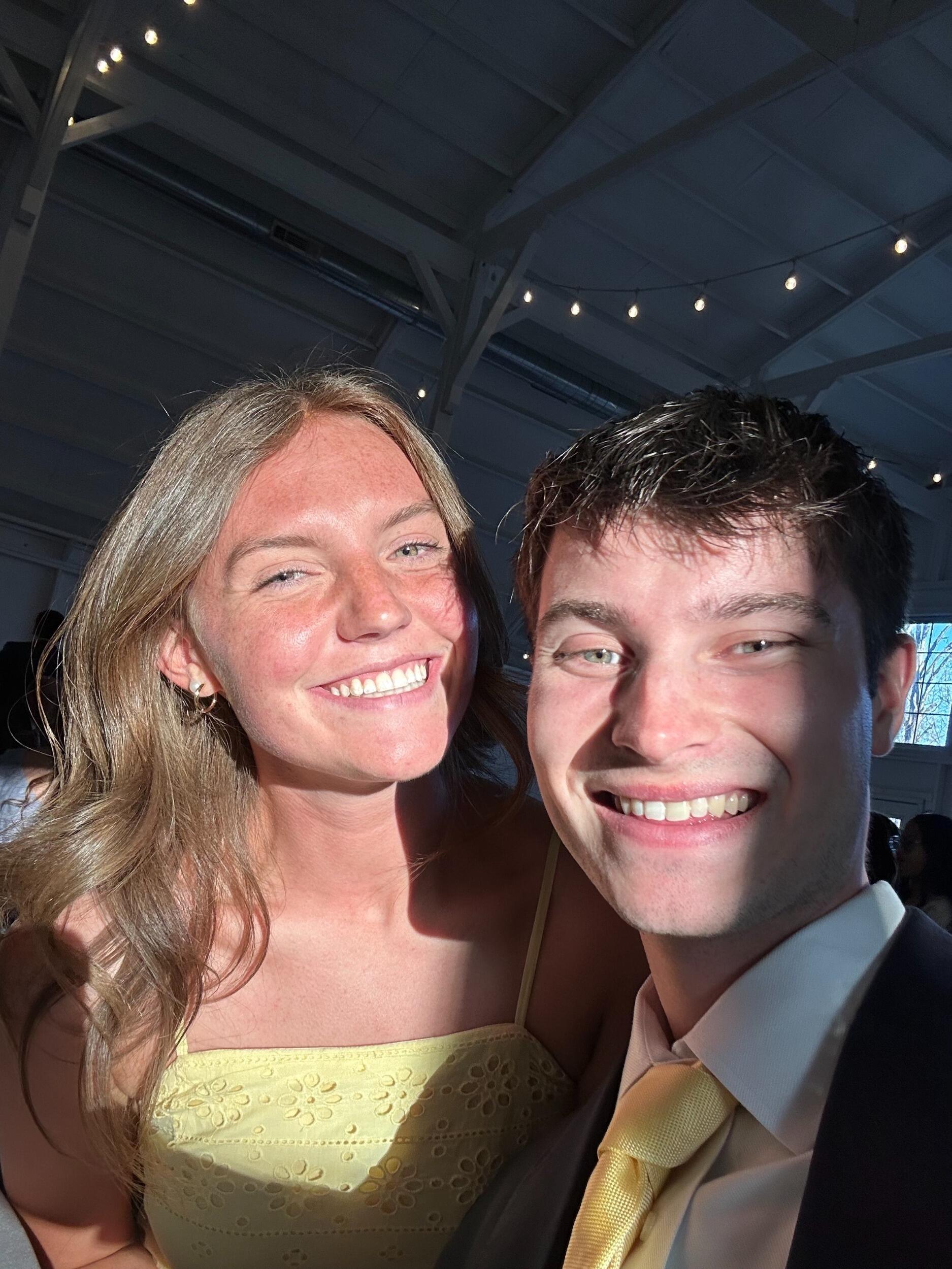 Our first wedding we attended together!