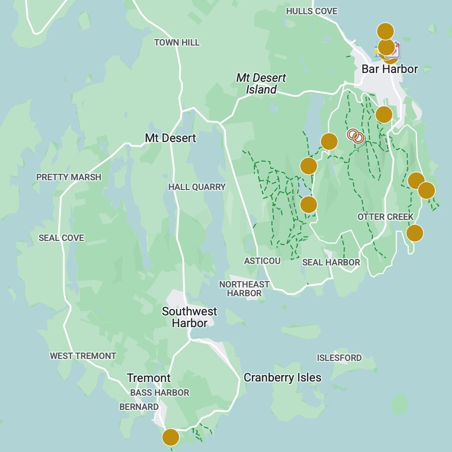 Picture of Our Map of Bar Harbor