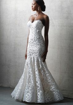 Allure Couture C742 Fit-and-Flare Wedding Dress