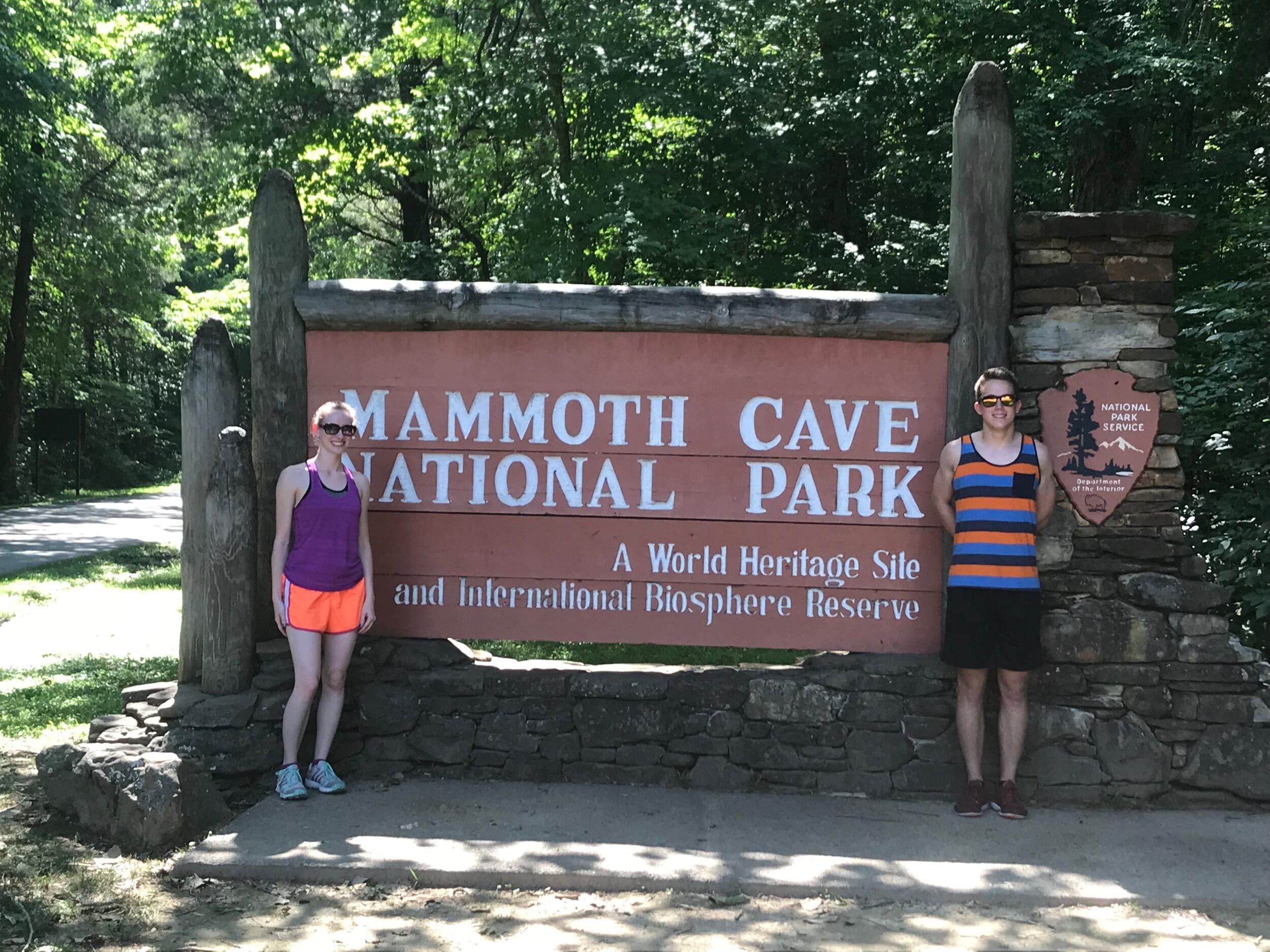 Visiting Mammoth Cave - One of the first national parks we visited together 
