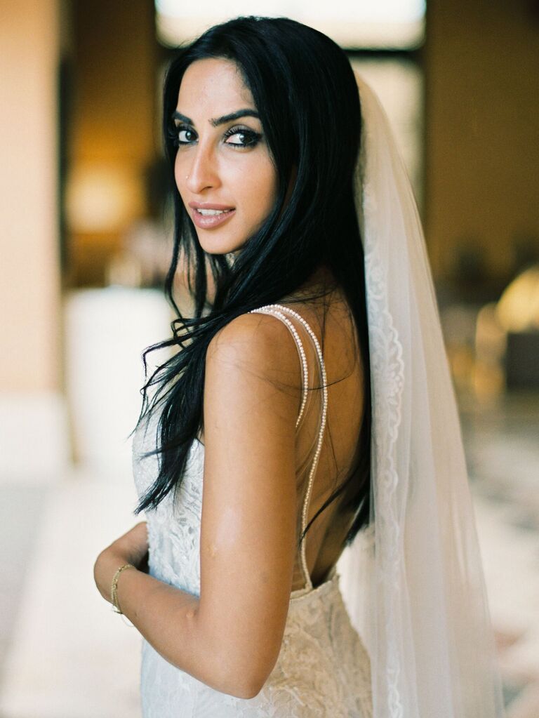 wedding makeup smudged eyeliner