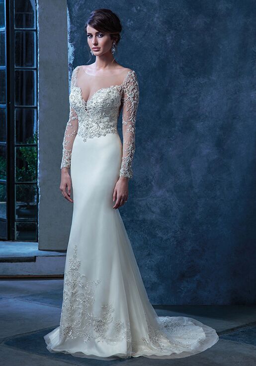 Amaré Couture C128 Penelope Ball Gown Wedding Dress - 5