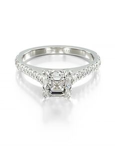 James Allen Asscher Cut Engagement Ring
