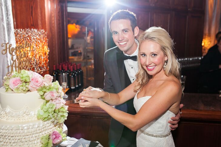 Ashley and Brett Cake Cutting