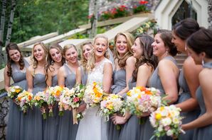 Jenny Yoo Gray Bridesmaid Dresses