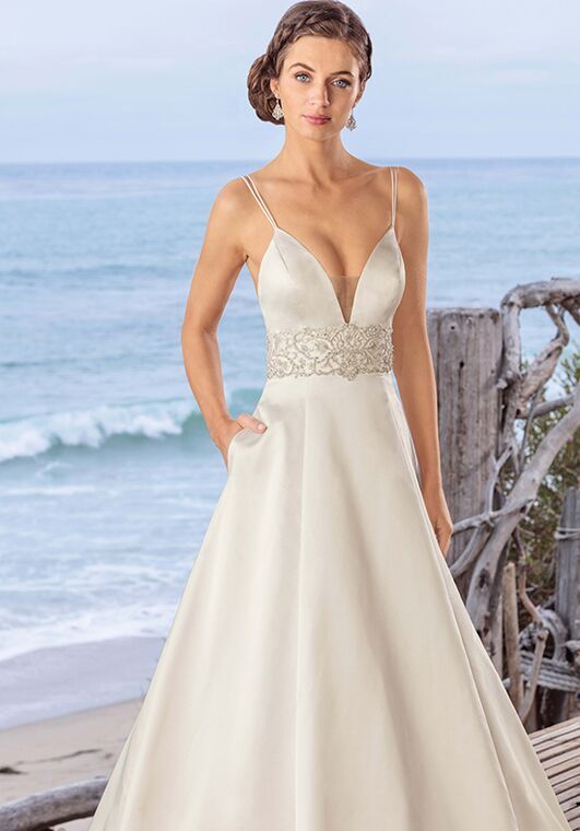 Beloved by Casablanca Bridal BL257 Isla A-Line Wedding Dress - 2