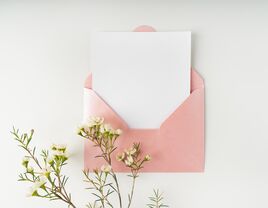 Bridal shower card