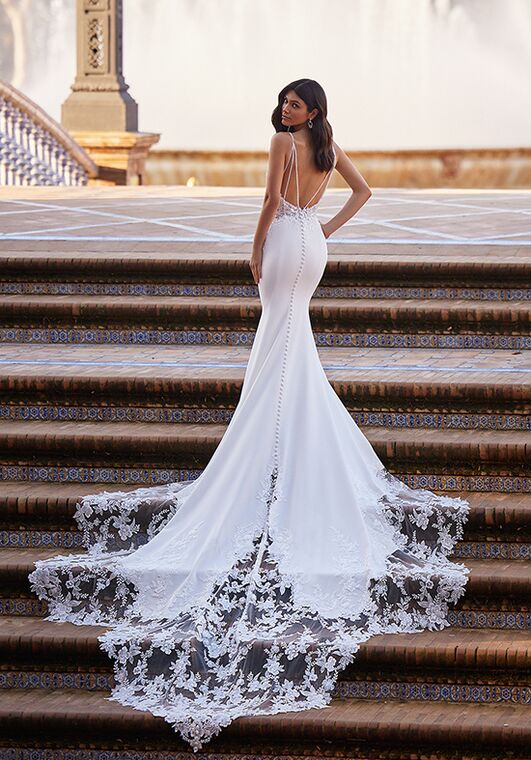 Val Stefani Carolina Mermaid Wedding Dress - 3