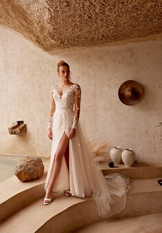 Lillian West 66368 A-Line Wedding Dress