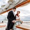Mermaids and Aerialists Wowed at This Wedding on Governor's Island in New York