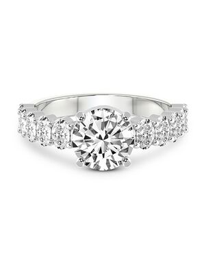 Friendly Diamonds Glamorous Princess, Asscher, Cushion, Emerald, Heart, Marquise, Pear, Radiant, Round, Oval Cut Engagement Ring