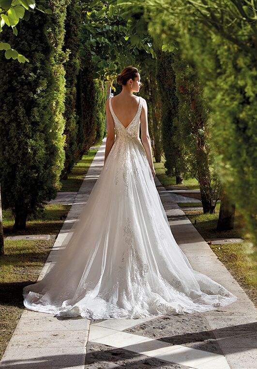 Demetrios 1201 A-Line Wedding Dress - 4