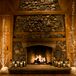 Rustic, Romantic Fireplace at Devil's Thumb Ranch