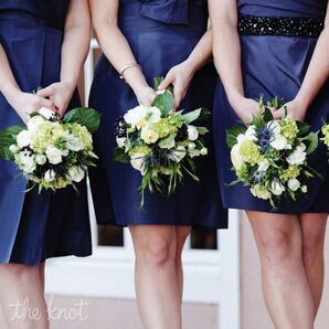 Blue Thistle Bouquets