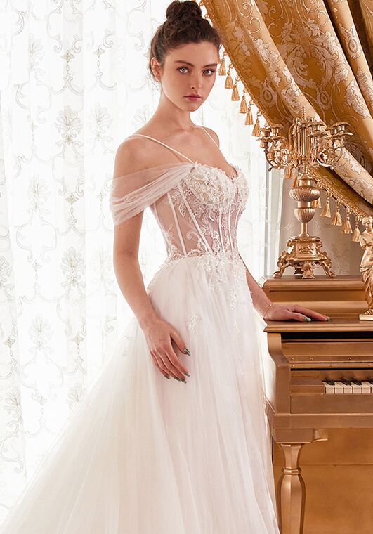 Ladivine WN307 Ball Gown Wedding Dress - 4