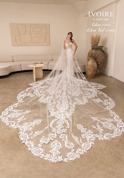 IVOIRE by KITTY CHEN EILEEN, V2401 Fit-and-Flare Wedding Dress - 5