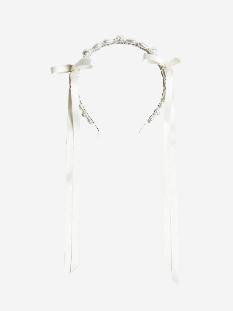 Simone Rocha bow ribbon wedding hairband